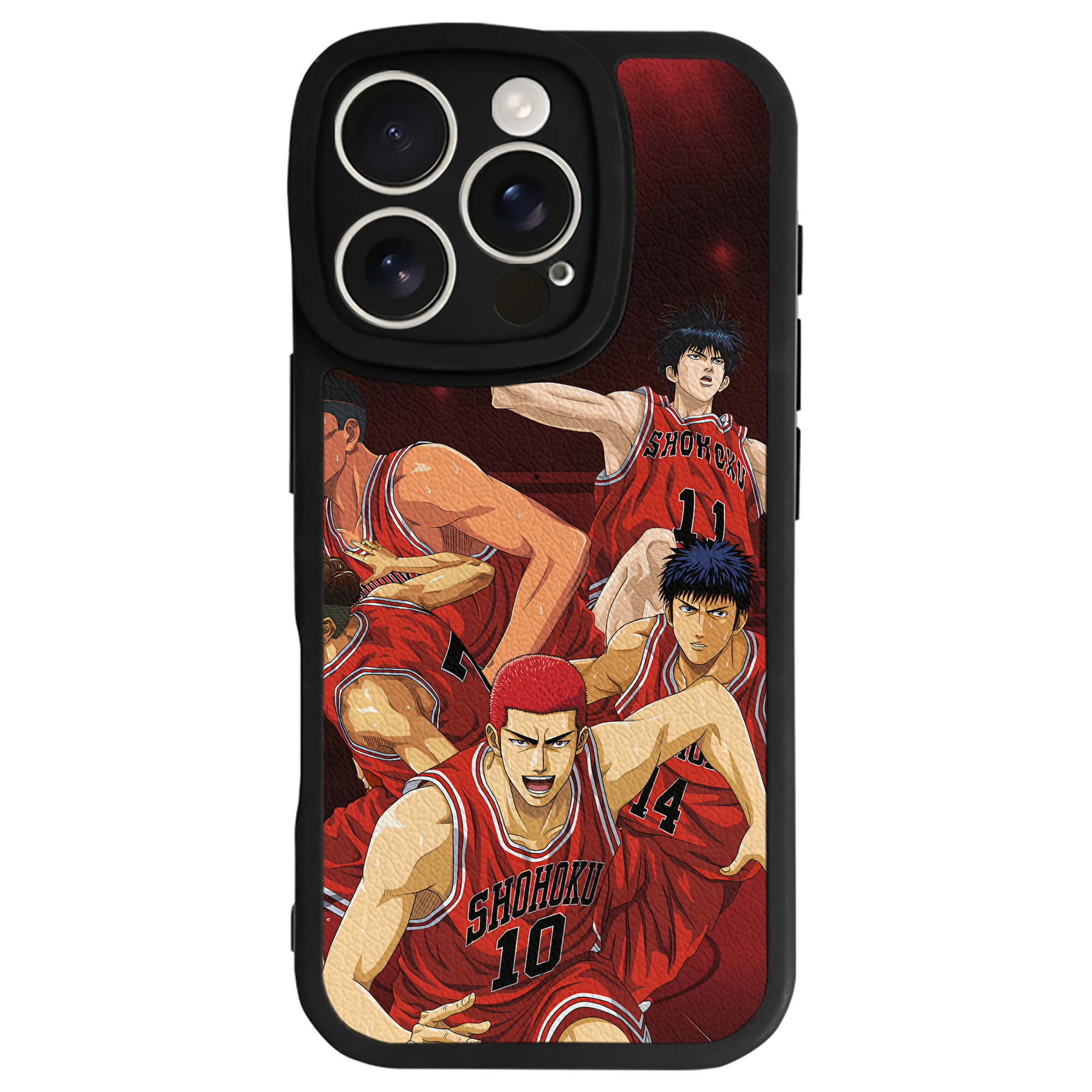 （画像用） SLAM DUNK／スラムダンク 【iPhone 16シリーズ対応】シリコンスマホケース（レザー調） 材質：シリコン